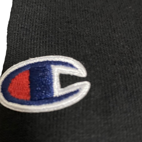 Champion Men’s Black Vintage Graphic Logo 100% Cotton Sweatshirt Size XL - Picture 4 of 8